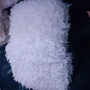 pillow, white, comfy, ripped